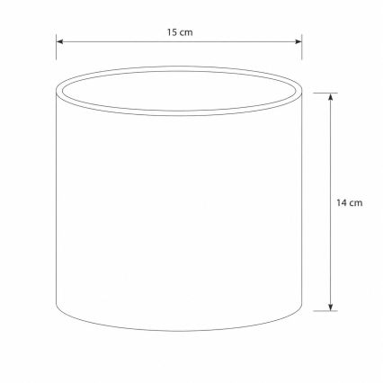 Brilagi - Αμπαζούρ BOBO, συμβατό με ντουί E27, διάμ. 15 cm, λευκό/ροζ/με σχέδιο μπαλαρινών