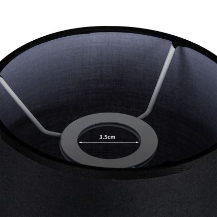 Brilagi - Αμπαζούρ για επιτραπέζιο φωτιστικό TABLON E27 Ø 14 cm, μαύρο