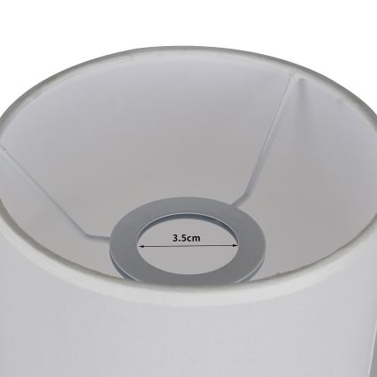 Brilagi - Αμπαζούρ για επιτραπέζιο φωτιστικό TABLON E27, διάμ. 14 εκ., λευκό