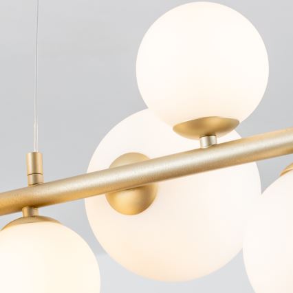 Brilagi - Ανταλλακτικό γυαλί αμπαζούρ για κρεμαστό φωτιστικό οροφής, απλίκα τοίχου και λάμπα MISTEL, MILLA διάμετρος 10 cm λευκό