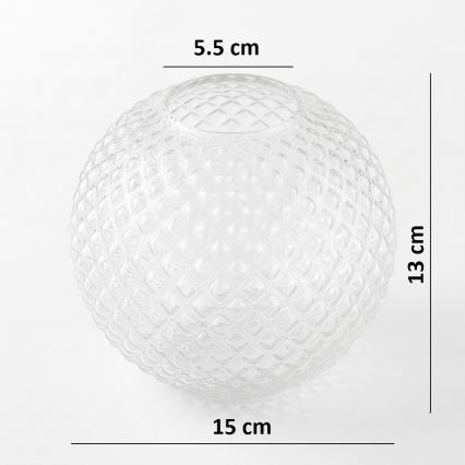 BRILAGI - Ανταλλακτικό γυαλί συμβατό με STELLA E27 Ø 15 cm διάφανο/χρυσό