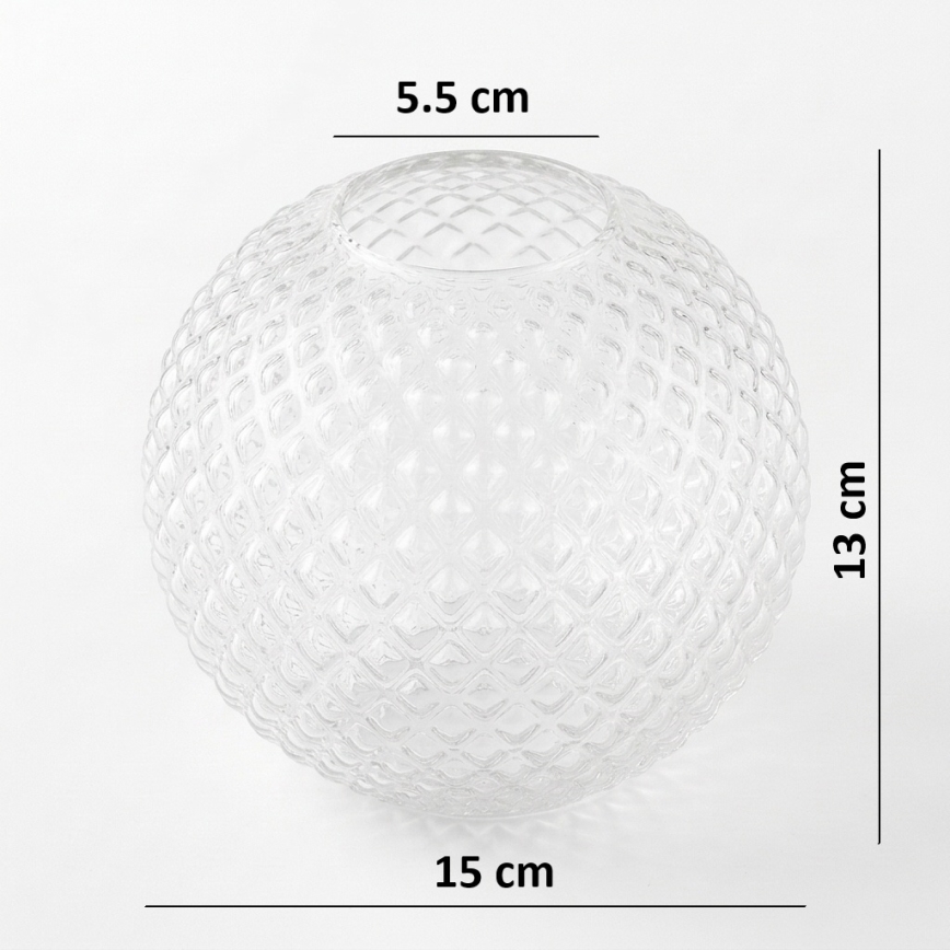 BRILAGI - Ανταλλακτικό γυαλί συμβατό με STELLA E27 Ø 15 cm διάφανο/χρυσό