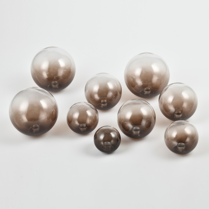 Brilagi - Ανταλλακτικό γυαλί για πολυέλαιο, επιτοίχιο φωτιστικό και λάμπα MISTEL, MILLA, Ø 10 εκ., καπνιστό καφέ