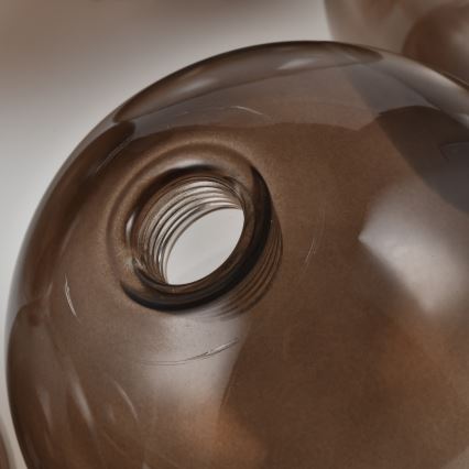 Brilagi - Ανταλλακτικό γυαλί για πολυέλαιο, επιτοίχιο φωτιστικό και λάμπα MISTEL, MILLA, Ø 10 εκ., καπνιστό καφέ