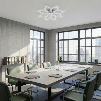 Brilagi - Ρυθμιζόμενος ανεμιστήρας οροφής με ενσωματωμένο LED, 44W/230V, Ø 90 εκ., λευκός + τηλεχειριστήριο