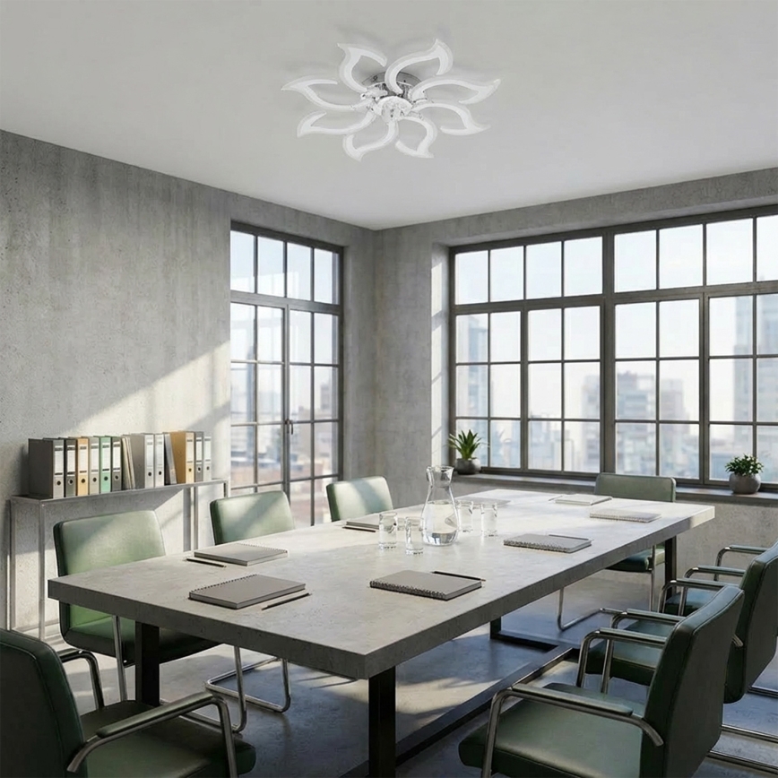 Brilagi - Ρυθμιζόμενος ανεμιστήρας οροφής με ενσωματωμένο LED, 44W/230V, Ø 90 εκ., λευκός + τηλεχειριστήριο