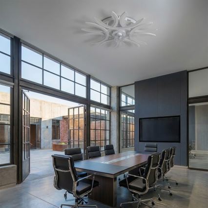 Brilagi - Ρυθμιζόμενος ανεμιστήρας οροφής LED/70W/230V Ø 76 cm λευκός + τηλεχειριστήριο