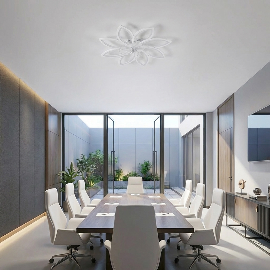 Brilagi - Ανεμιστήρας οροφής LED με ρύθμιση φωτεινότητας, 43W/230V, Ø 90 cm, λευκός + τηλεχειριστήριο