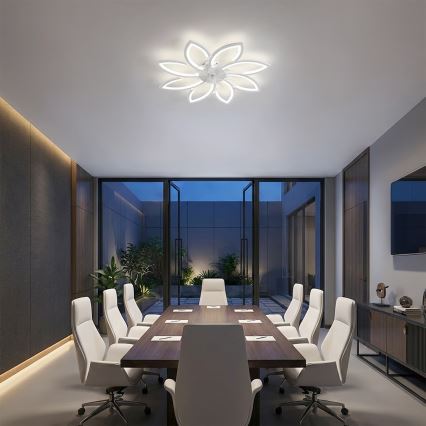 Brilagi - Ανεμιστήρας οροφής LED με ρύθμιση φωτεινότητας, 43W/230V, Ø 90 cm, λευκός + τηλεχειριστήριο