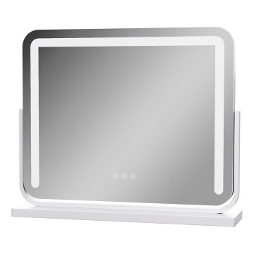 Brilagi - CALIFORNIA LED ρυθμιζόμενος καθρέφτης μακιγιάζ, LED/22W/230V, 3000/4000/6500K, 58x43 cm, λευκό