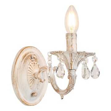 Brilagi - Λάμπα τοίχου CLASSIC 1xE14/60W/230V κρεμ/πατίνα