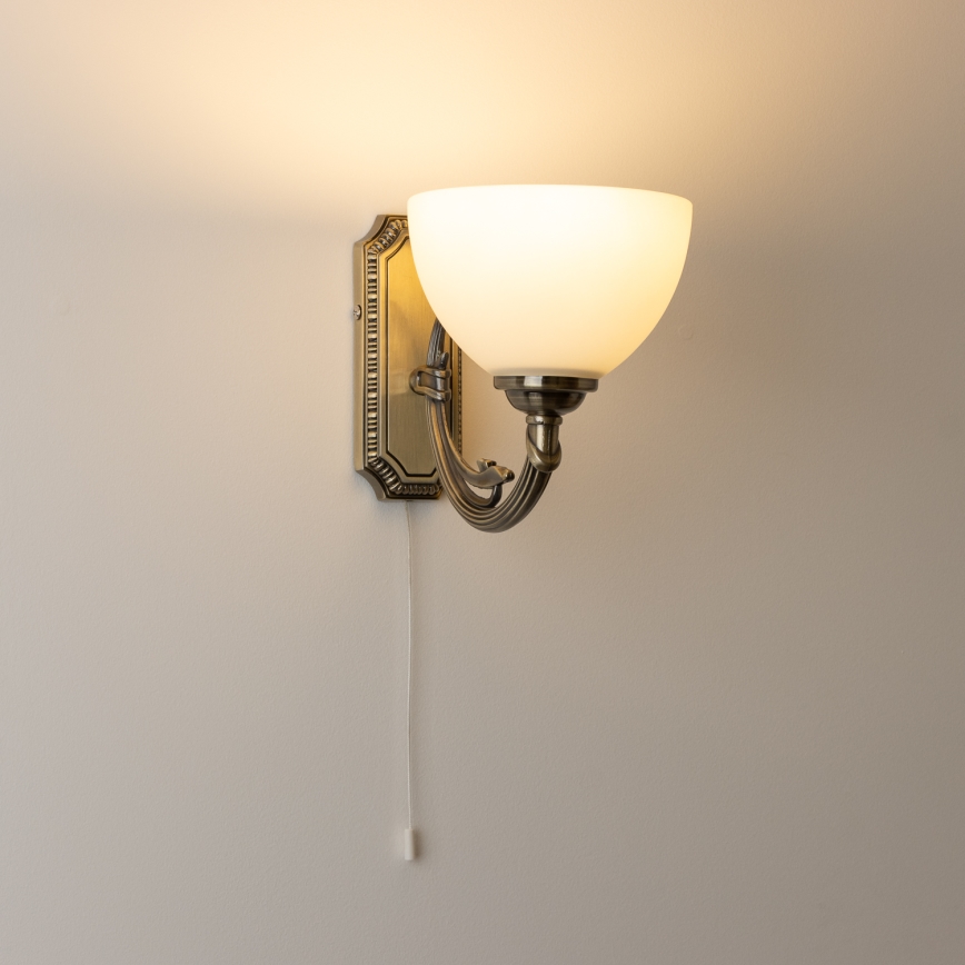 Brilagi - Λάμπα τοίχου CLASSIC 1xE27/60W/230V ορείχαλκος