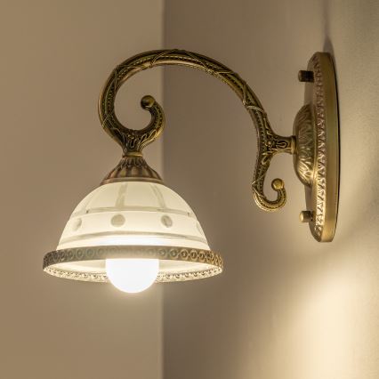 BRILAGI - Λάμπα τοίχου CLASSIC 1xE27/60W/230V ορείχαλκος