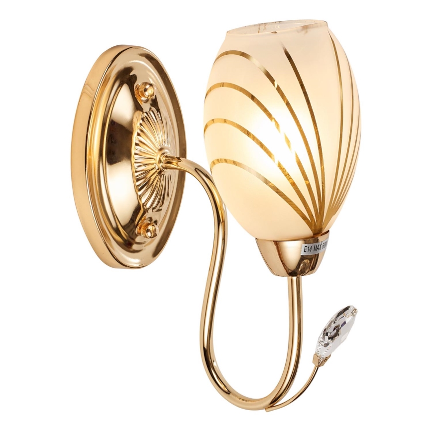 Brilagi - Λάμπα τοίχου MEGAPOLIS 1xE14/60W/230V χρυσό