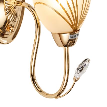 Brilagi - Λάμπα τοίχου MEGAPOLIS 1xE14/60W/230V χρυσό