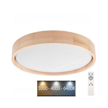 Brilagi - Dimmable Φως οροφής LED MANAROLA LED/24W/230V  + RC 3000-6500K