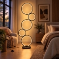 BRILAGI - ECHO Επιδαπέδιο LED φωτιστικό, 36 W, 230 V, 4000 K, 110 cm, μαύρο
