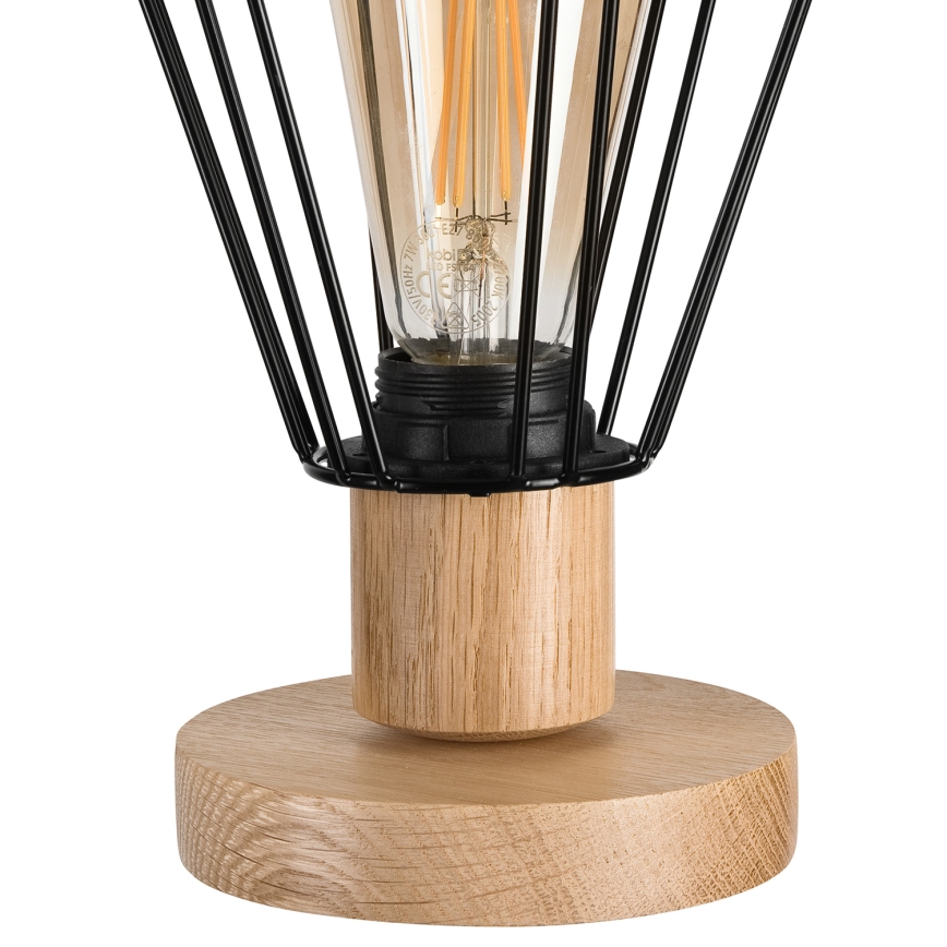 Brilagi - Eπιτραπέζιο φωτιστικό WOODY BASKET 1xE27/60W/230V δρυς