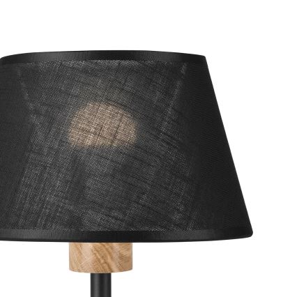 Brilagi - Eπιτραπέζιο φωτιστικό ANTHONY 1xE27/60W/230V δρυς/μαύρο