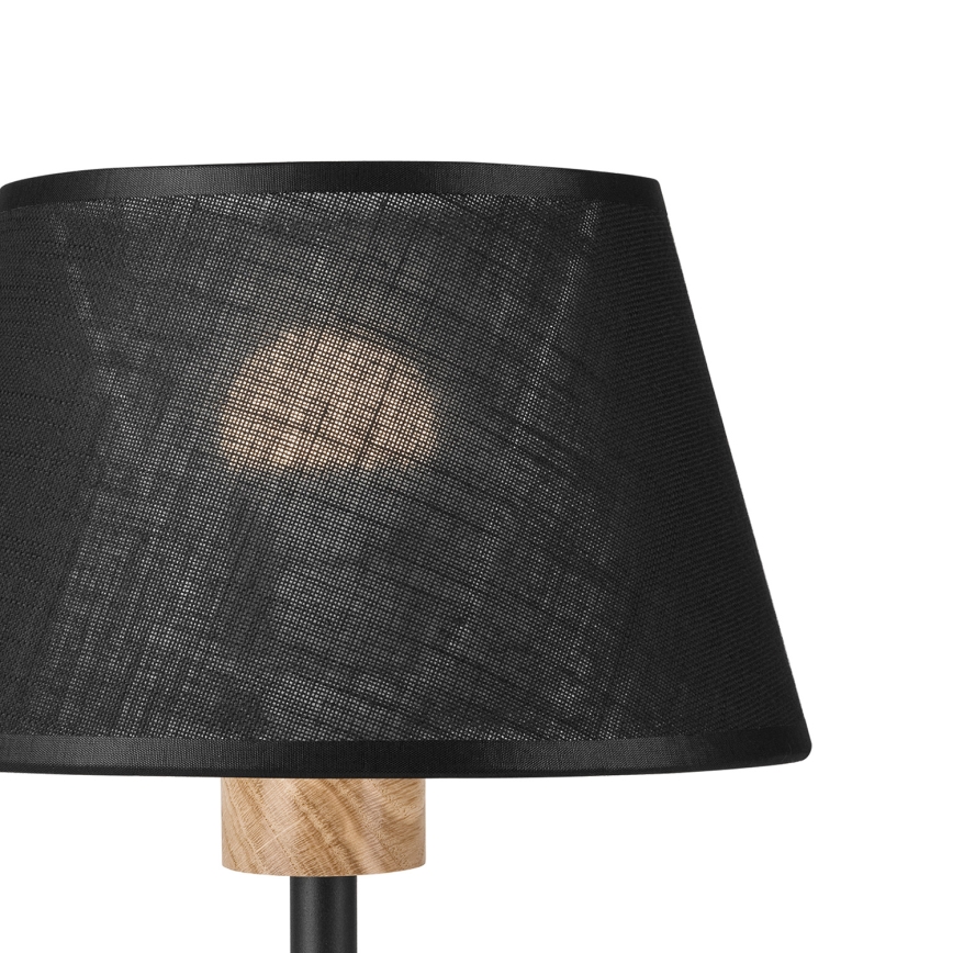 Brilagi - Eπιτραπέζιο φωτιστικό ANTHONY 1xE27/60W/230V δρυς/μαύρο
