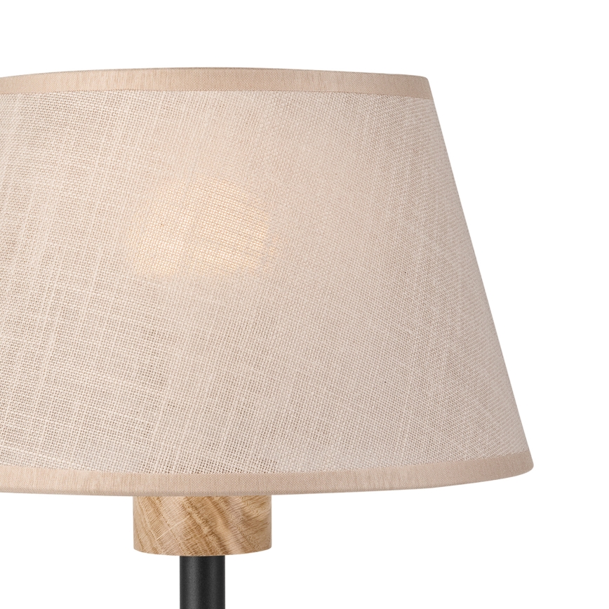 Brilagi - Eπιτραπέζιο φωτιστικό ANTHONY 1xE27/60W/230V δρυς/μπεζ