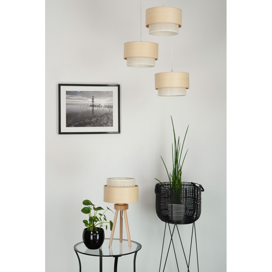 Brilagi - Eπιτραπέζιο φωτιστικό ARIZONA BOHO 1xE27/15W/230V μπεζ