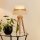 Brilagi - Eπιτραπέζιο φωτιστικό DENVER LUNETA 1xE27/15W/230V μπεζ/καφέ/κρεμ