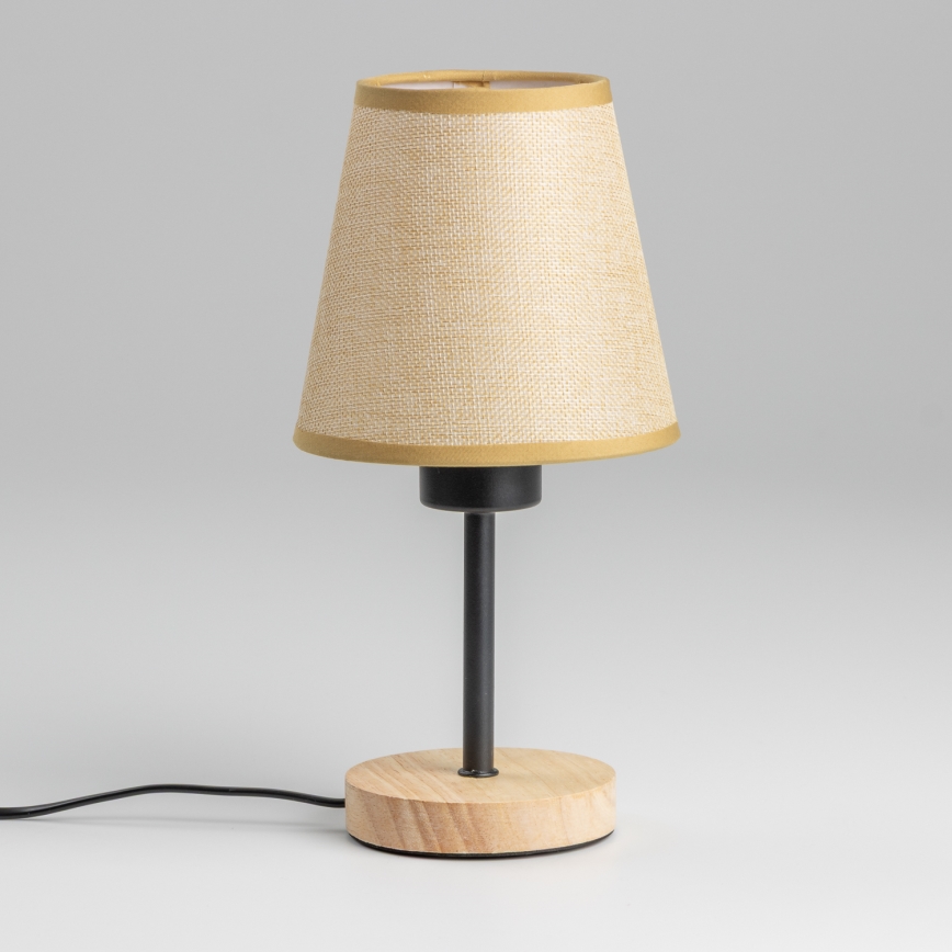 Brilagi - Eπιτραπέζιο φωτιστικό NUBILA WOOD 1xE27/25W/230V δρυς/ανοιχτό καφέ
