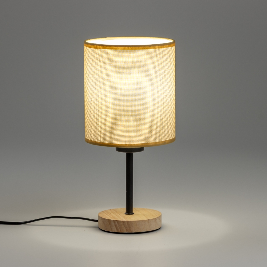 Brilagi - Eπιτραπέζιο φωτιστικό NUBILA WOOD 1xE27/25W/230V δρυς/ανοιχτό καφέ