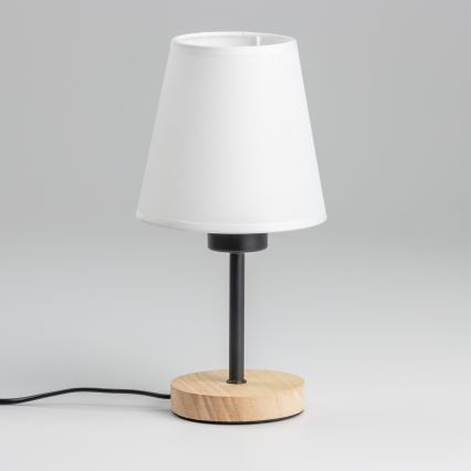 Brilagi - Eπιτραπέζιο φωτιστικό NUBILA WOOD 1xE27/25W/230V δρυς/λευκό