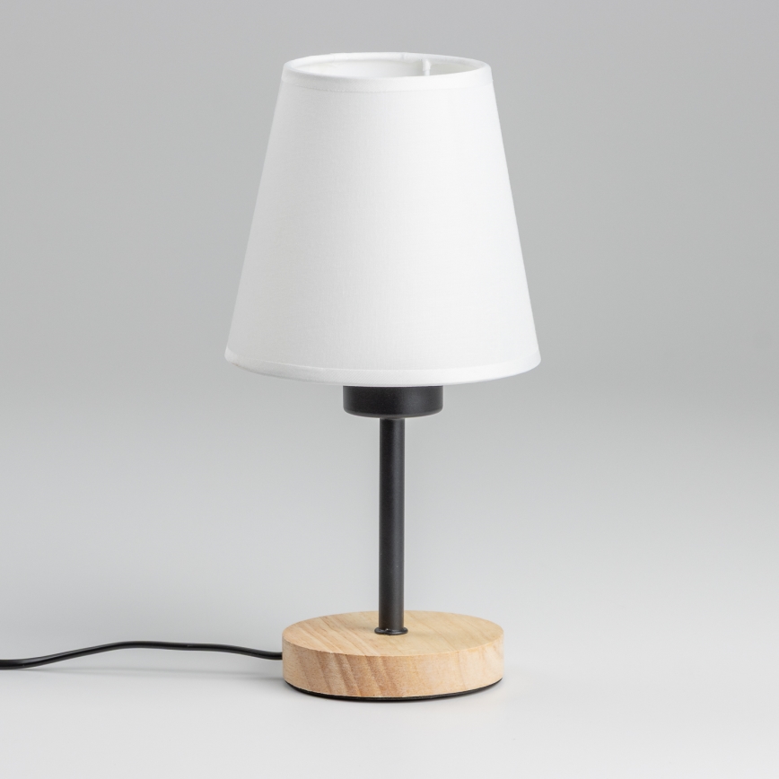 Brilagi - Eπιτραπέζιο φωτιστικό NUBILA WOOD 1xE27/25W/230V δρυς/λευκό