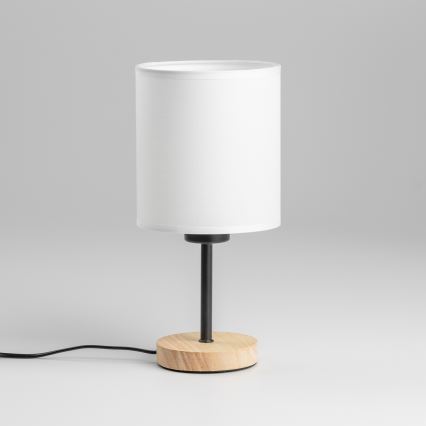 Brilagi - Eπιτραπέζιο φωτιστικό NUBILA WOOD 1xE27/25W/230V δρυς/λευκό