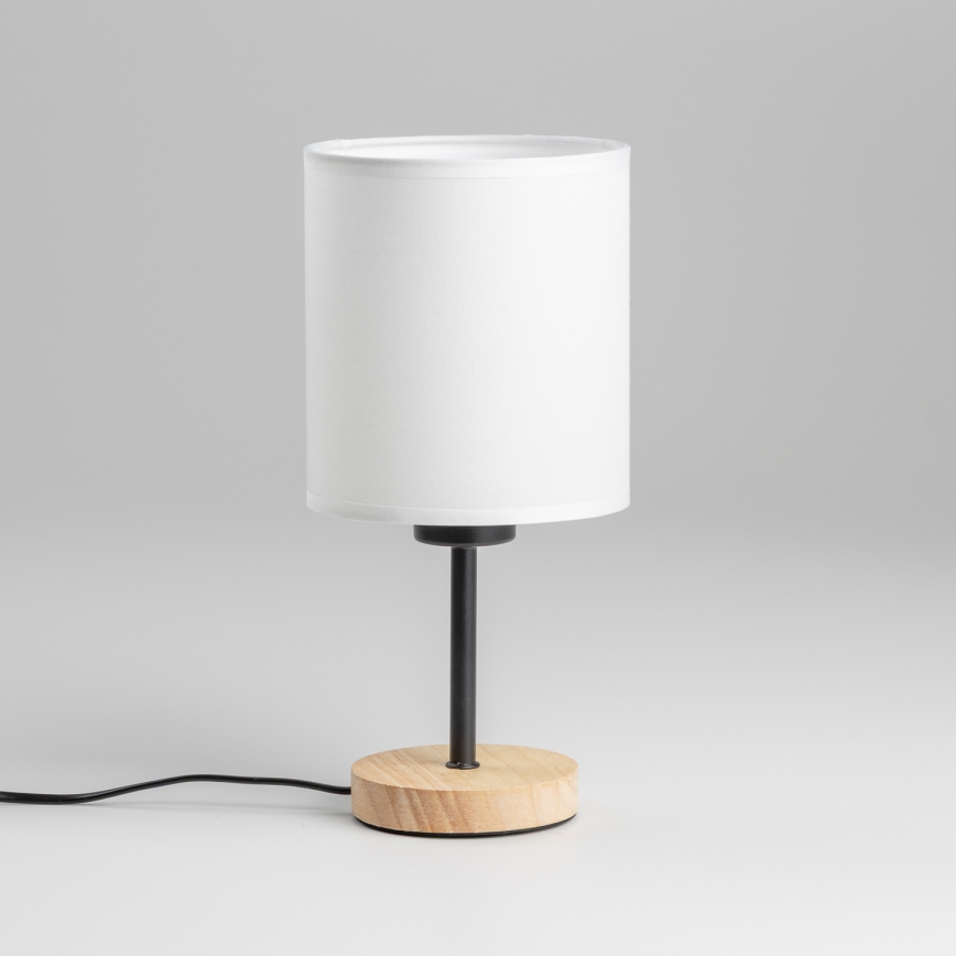 Brilagi - Eπιτραπέζιο φωτιστικό NUBILA WOOD 1xE27/25W/230V δρυς/λευκό