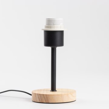 Brilagi - Eπιτραπέζιο φωτιστικό NUBILA WOOD 1xE27/25W/230V δρυς/μαύρο