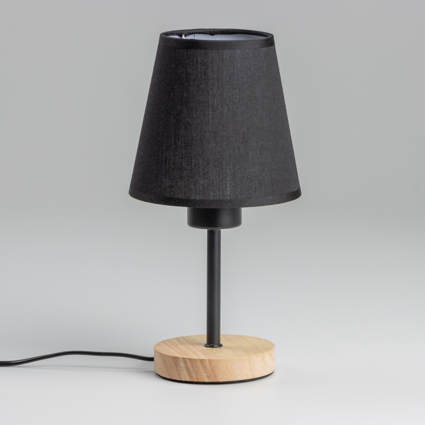 Brilagi - Eπιτραπέζιο φωτιστικό NUBILA WOOD 1xE27/25W/230V δρυς/μαύρο