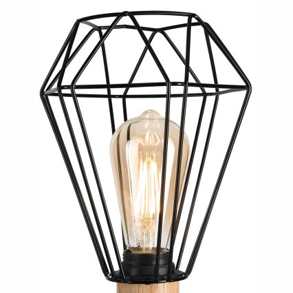 Brilagi - Eπιτραπέζιο φωτιστικό WOODY BASKET 1xE27/60W/230V δρυς