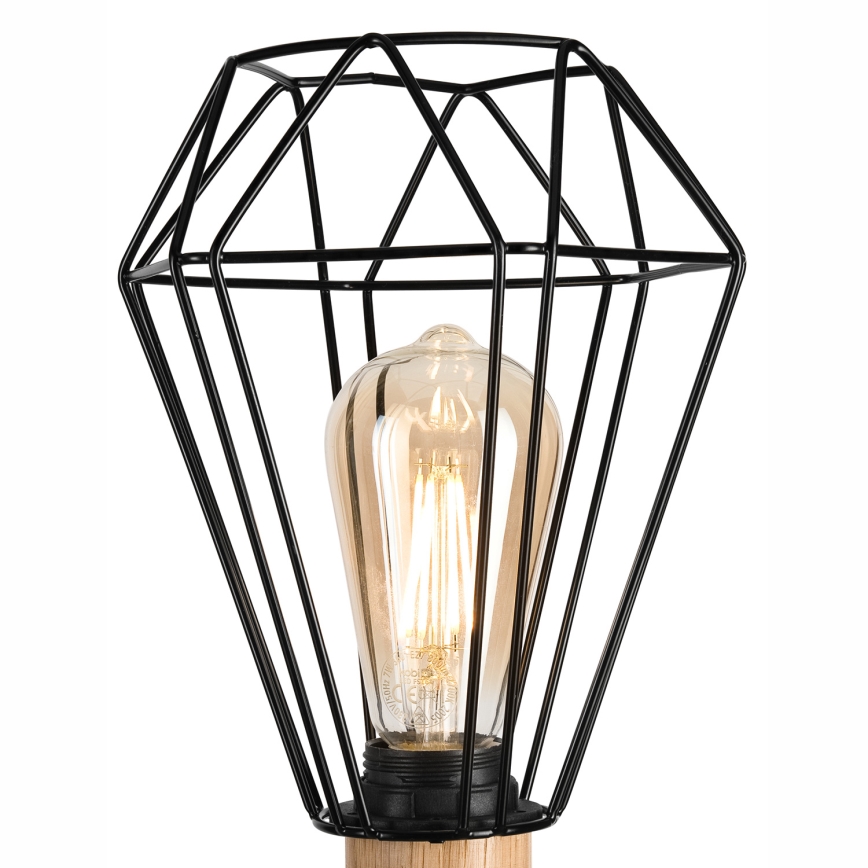 Brilagi - Eπιτραπέζιο φωτιστικό WOODY BASKET 1xE27/60W/230V δρυς