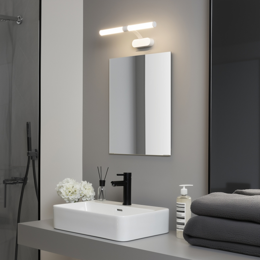 Brilagi - LED φωτισμός καθρέφτη μπάνιου 2-σε-1 TUBEO LED/6W/230V 40 cm IP44 λευκό