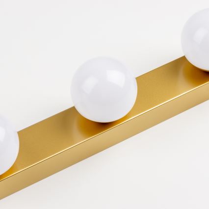 Brilagi - LED φωτιστικό καθρέφτη για μπάνιο HOLLYWOOD 3xLED/3W/230V 39 cm IP44 χρυσό