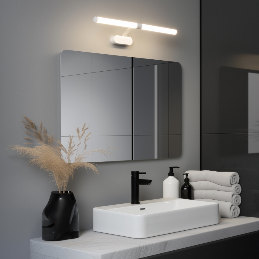 Brilagi - Φωτισμός καθρέφτη μπάνιου LED 2-σε-1 TUBEO LED/8W/230V 60 cm IP44 λευκό