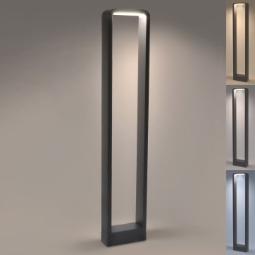 Brilagi - Φωτιστικό LED εξωτερικού χώρου BARI LED/7W/230V 3000/4000/6000K ανθρακί IP54 80 cm