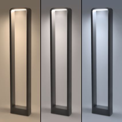 Brilagi - Φωτιστικό LED εξωτερικού χώρου BARI LED/7W/230V 3000/4000/6000K ανθρακί IP54 80 cm