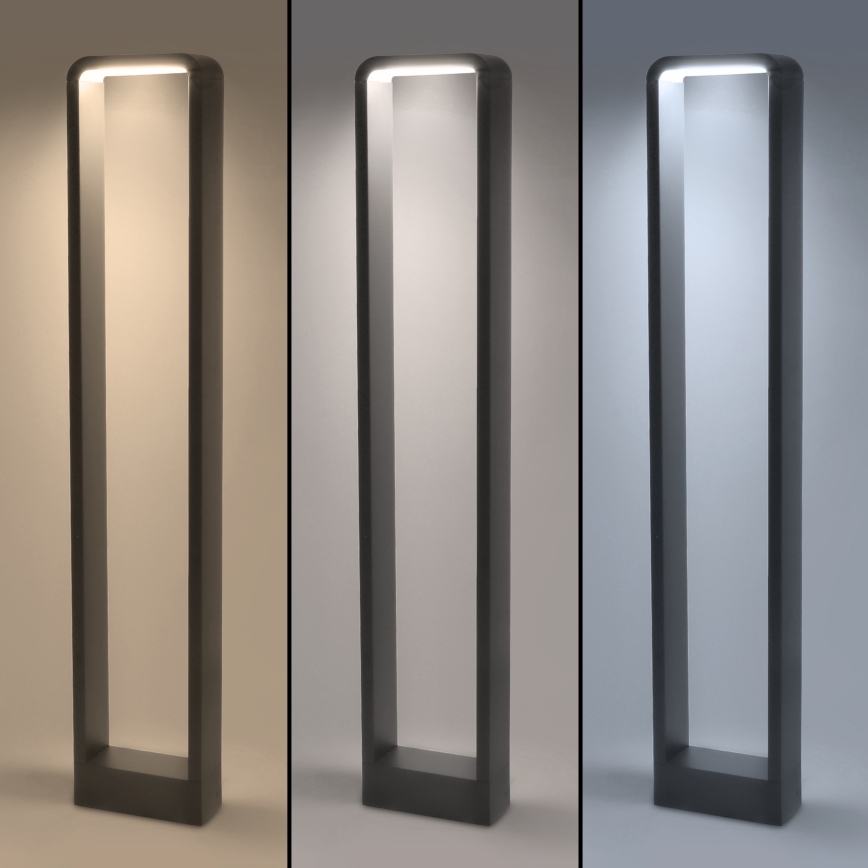 Brilagi - Φωτιστικό LED εξωτερικού χώρου BARI LED/7W/230V 3000/4000/6000K ανθρακί IP54 80 cm