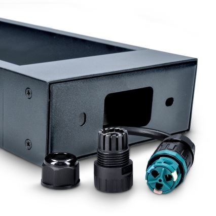 Brilagi - Φωτιστικό LED εξωτερικού χώρου BARI LED/7W/230V 3000/4000/6000K ανθρακί IP54 80 cm