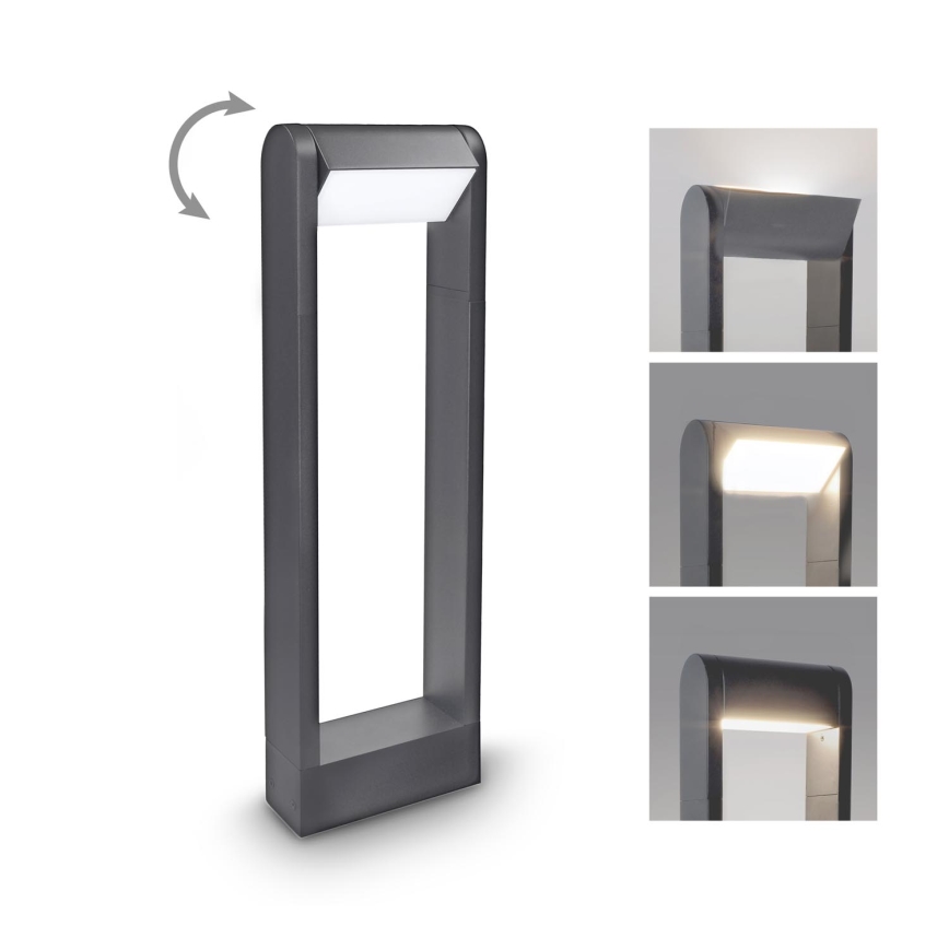 Brilagi - Φωτιστικό LED εξωτερικού χώρου CROTONE LED/7W/230V ανθρακί IP54 50 cm