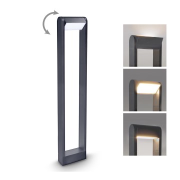 Brilagi - Φωτιστικό LED εξωτερικού χώρου CROTONE LED/7W/230V ανθρακί IP54 80 cm