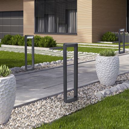 Brilagi - Φωτιστικό LED εξωτερικού χώρου CROTONE LED/7W/230V ανθρακί IP54 80 cm