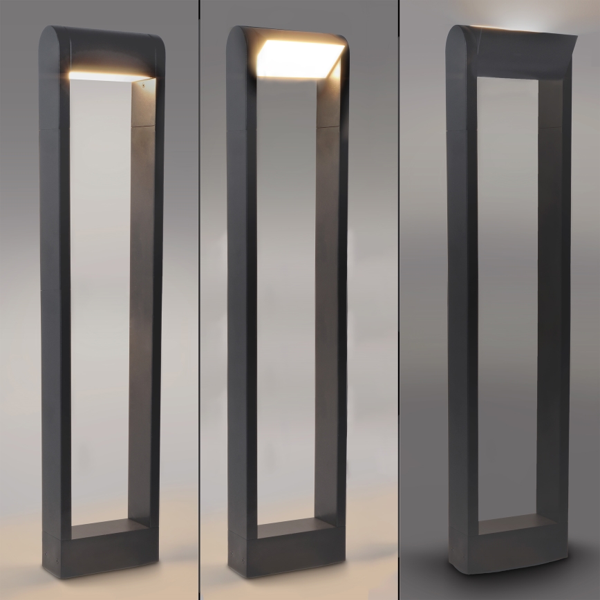 Brilagi - Φωτιστικό LED εξωτερικού χώρου CROTONE LED/7W/230V ανθρακί IP54 80 cm