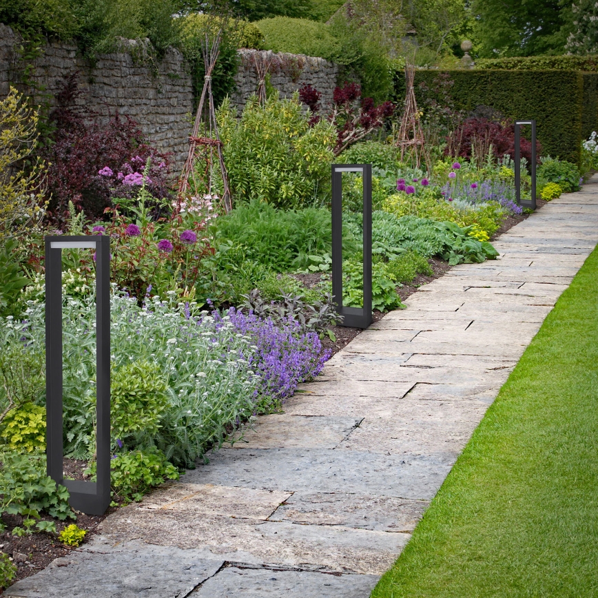 Brilagi - Φωτιστικό LED εξωτερικού χώρου RAGUSA LED/7W/230V 3000/4000/6000K ανθρακί IP54 80 cm