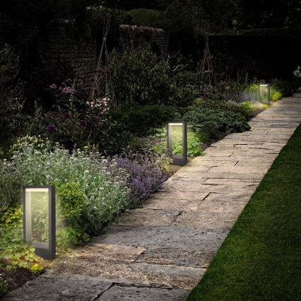 Brilagi - Φωτιστικό LED εξωτερικού χώρου RAGUSA LED/7W/230V 3000/4000/6000K ανθρακί IP54 30 cm